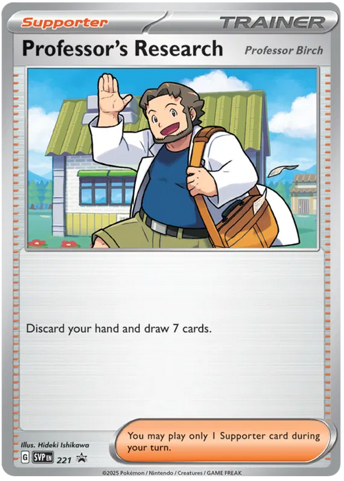 Professor's Research [Professor Birch] SVP221 Pokemon Promo Card Scarlet Violet Promo Pokemon Card