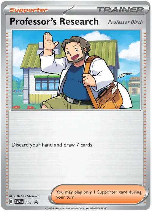 Professor's Research [Professor Birch] SVP221 Pokemon Promo Card Scarlet Violet Promo Pokemon Card