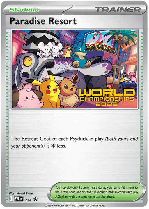 Paradise Resort SVP224 Pokemon Promo Card Scarlet Violet Promo Pokemon Card