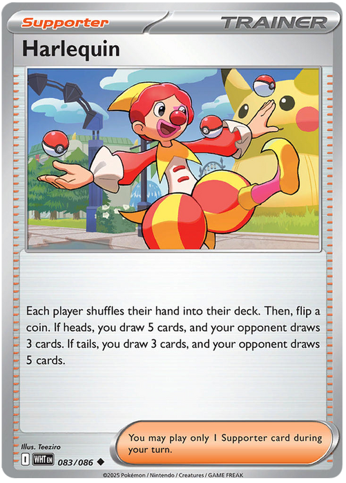 Harlequin 083/086 Uncommon Pokemon Card (Scarlet & Violet White Flare)