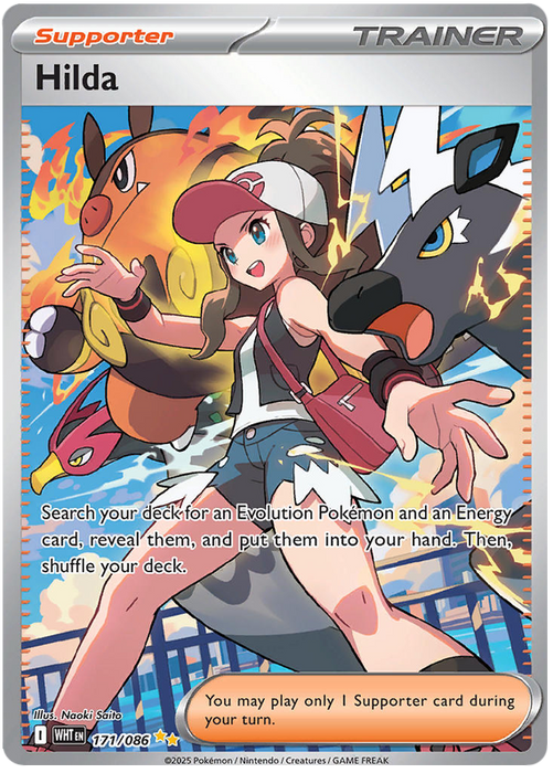 Hilda 171/086 Special Illustration Rare Pokemon Card (Scarlet & Violet White Flare)