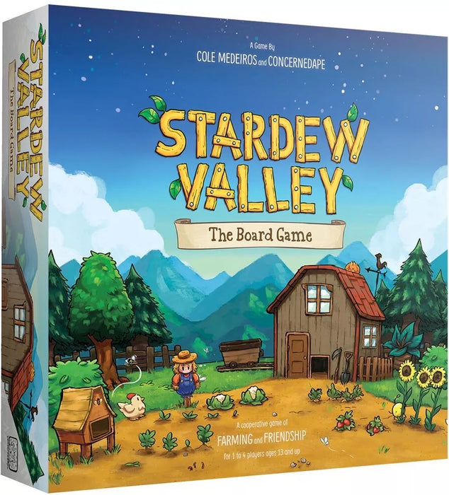 Stardew Valley Board Game – Cozy Cooperative Farming Adventure for Couples, Families & Friends