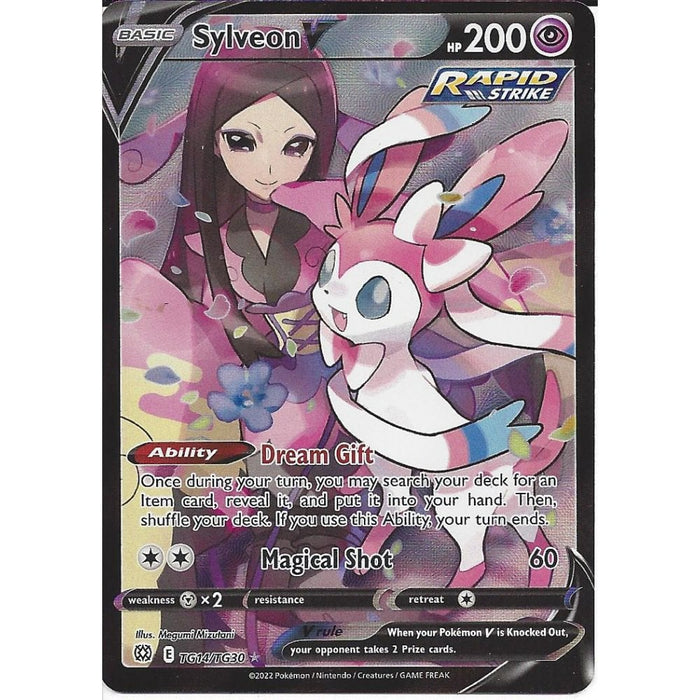 Sylveon V TG14/TG30 Ultra-Rare Pokemon Card (SWSH Brilliant Stars) Titan Cards Ltd Sylveon V TG14/TG30 Ultra-Rare Pokemon Card (SWSH Brilliant Stars) Titan Cards Ltd