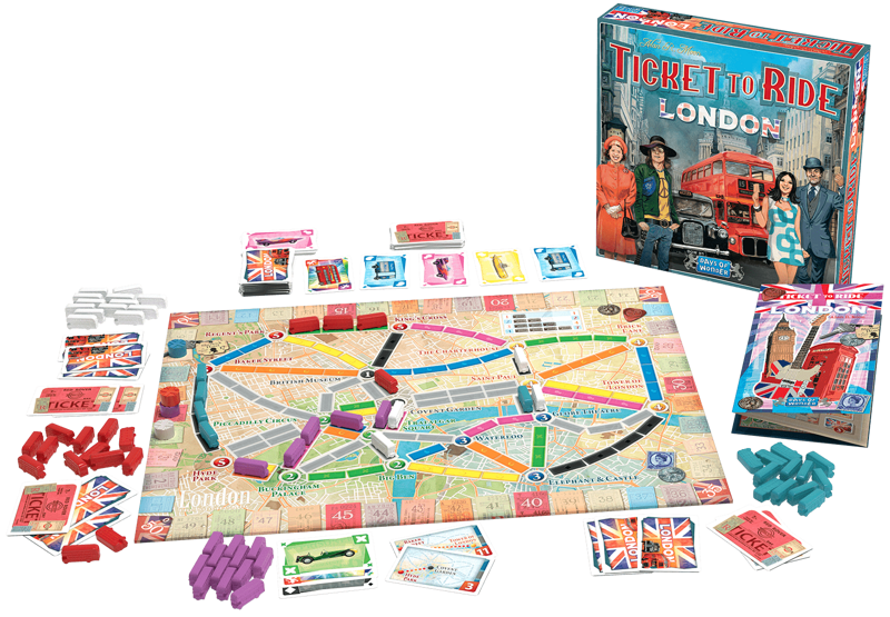 Ticket to Ride: London Board Game – Fast-Paced Strategy Fun for Families & Friends