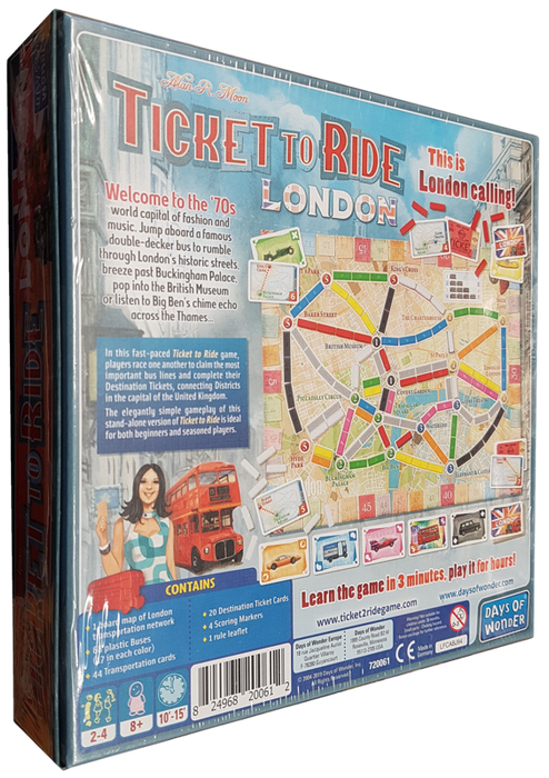 Ticket to Ride: London Board Game – Fast-Paced Strategy Fun for Families & Friends