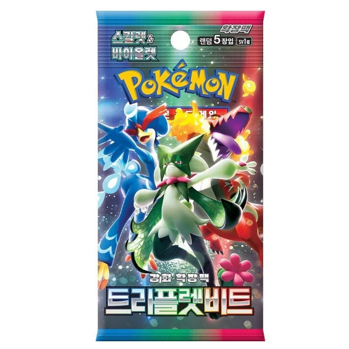 Pokémon TCG Triplet Beat SV1A Korean Booster Pack | 5 Cards Per Pack | Scarlet & Violet Era