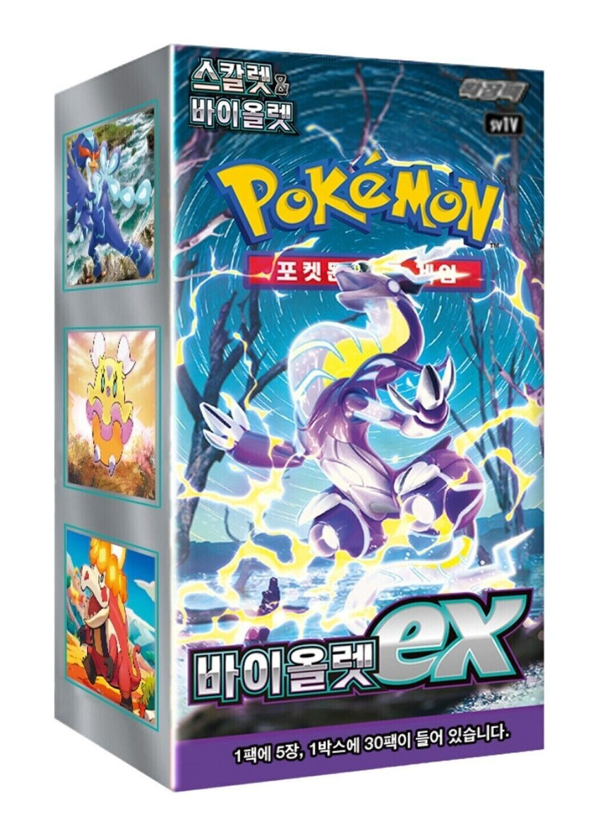 Pokemon TCG Violet EX SV1V Korean Booster Box (30 Booster Packs) — Titan  Cards Ltd