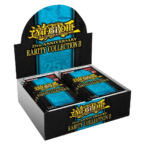 Yu-Gi-Oh! 25th Anniversary Rarity Collection II Premium Booster Box | Sealed Trading Card Display | Authentic Konami TCG