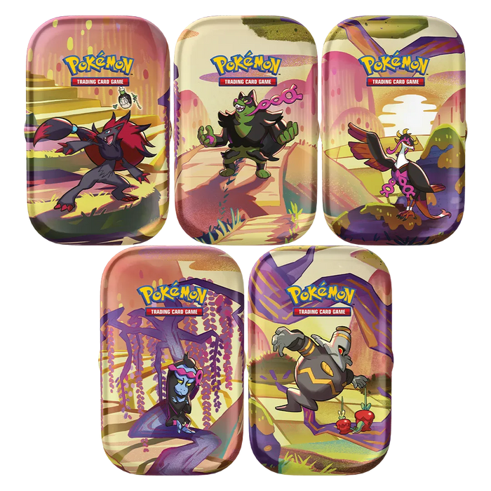 Pokemon TCG Shrouded Fable Mini Tins Bundle of 5 (One of Each Design)