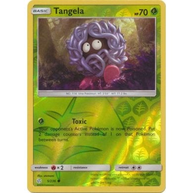 Tangela 5/236 Common Reverse Holo Pokemon Card (Cosmic Eclipse)  Titan  Cards Ltd