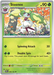 Steenee 009/182 Uncommon Reverse Holo Pokemon Card (SV04 Paradox Rift)