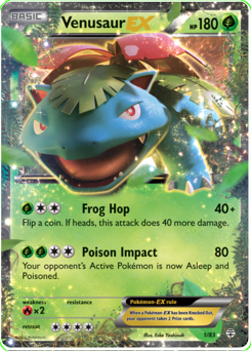 Venusaur EX 1/83 Rare Holo EX Pokemon Card (Generations)