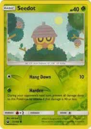 pokemon card seedot (Mega Rising #8/331, 1-Diamond) Common Card Type Seedot - 5/106