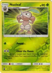 Nuzleaf 13/168 Uncommon Reverse Holo Pokemon Card (Celestial Storm)