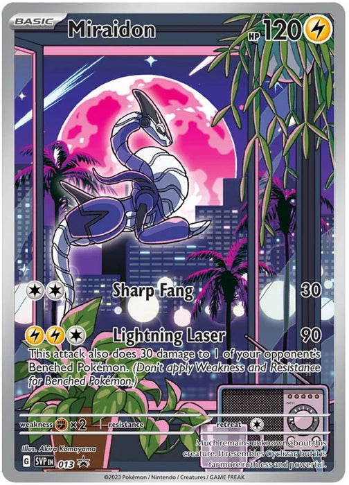 Miraidon SVP-013 Pokemon Promo Card (Scarlet & Violet Promo Series EN)