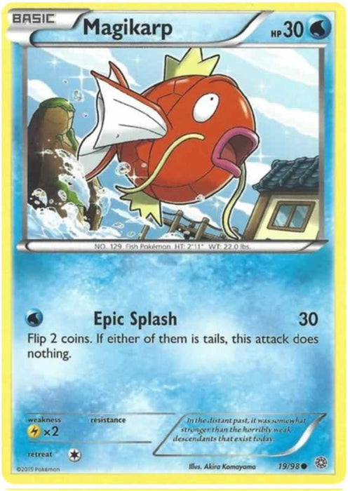 Magikarp 19/98 Common Pokemon Card (XY Ancient Origins)