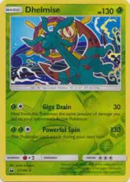 Dhelmise 22/168 Rare Reverse Holo Pokemon Card (Celestial Storm)