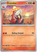 Crocalor 024/182 Uncommon Reverse Holo Pokemon Card (SV04 Paradox Rift)