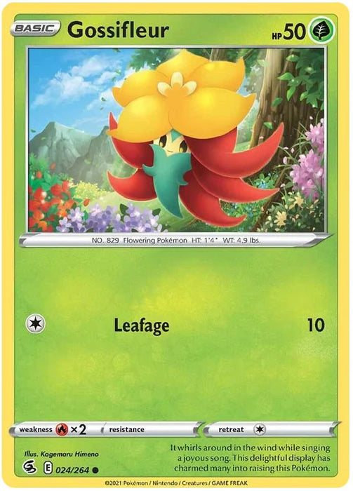 Gossifleur 024/264 Common Pokemon Card (SWSH Fusion Strike)