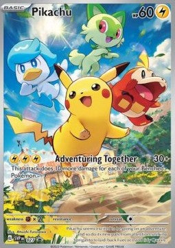Pikachu SVP EN 027 Pokemon Promo Card (SV Promo Series) — Titan