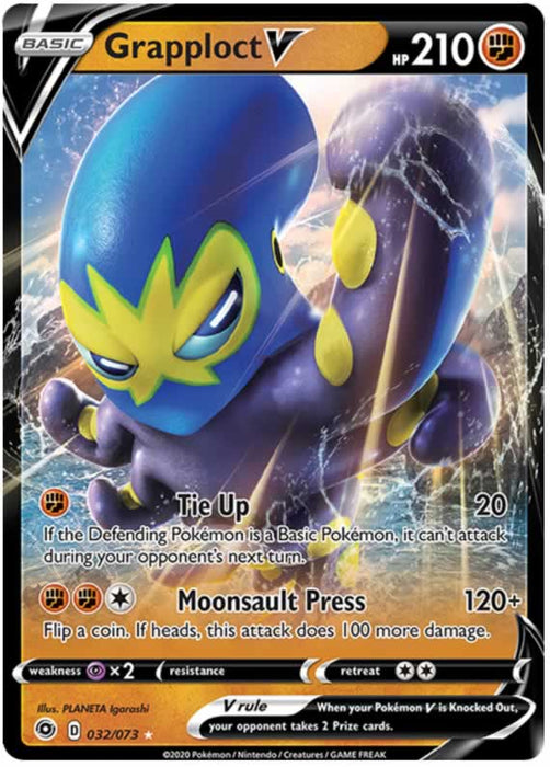 Grapploct V 032/073 Ultra Rare Pokemon Card (Champions Path)