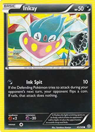 Inkay 45/98 Common Pokemon Card (XY Ancient Origins)