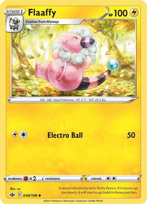 Flaaffy 048/198 Uncommon Pokemon Card (SWSH Chilling Reign)