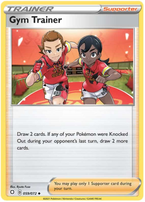 Gym Trainer 059/072 Uncommon Pokemon Card (Shining Fates)