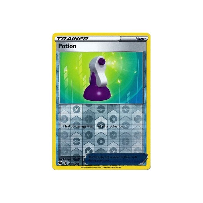 Potion 061/073 Common Reverse Holo Pokemon Card (Champions Path)