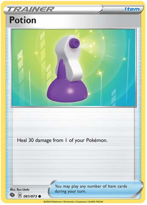 Potion 061/073 Common Pokemon Card (Champions Path)