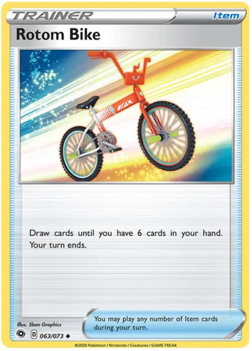 Rotom Bike 063/073 Uncommon Pokemon Card (Champions Path)