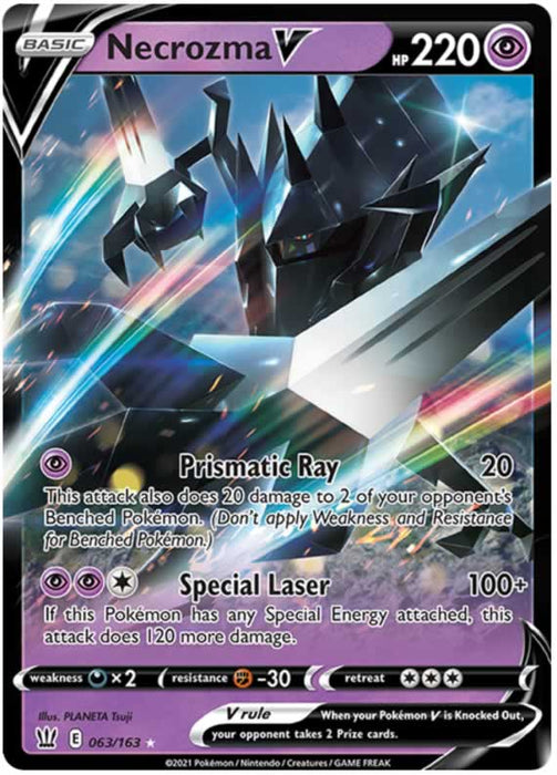 Necrozma V 063/163 Ultra Rare Pokemon Card (Battle Styles)