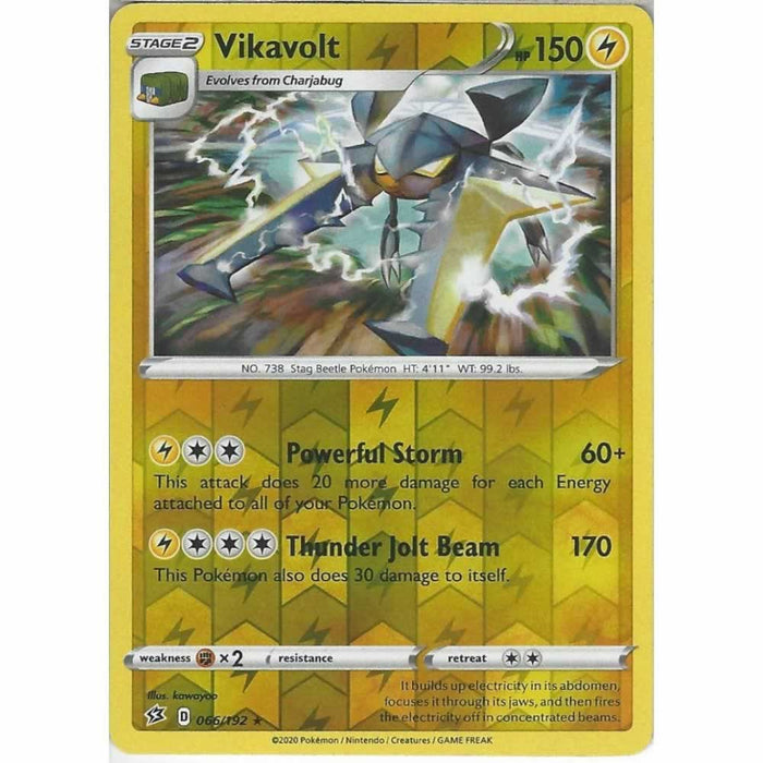 Boltund V 067/192 Ultra Rare Pokemon Card (SWSH Rebel Clash)