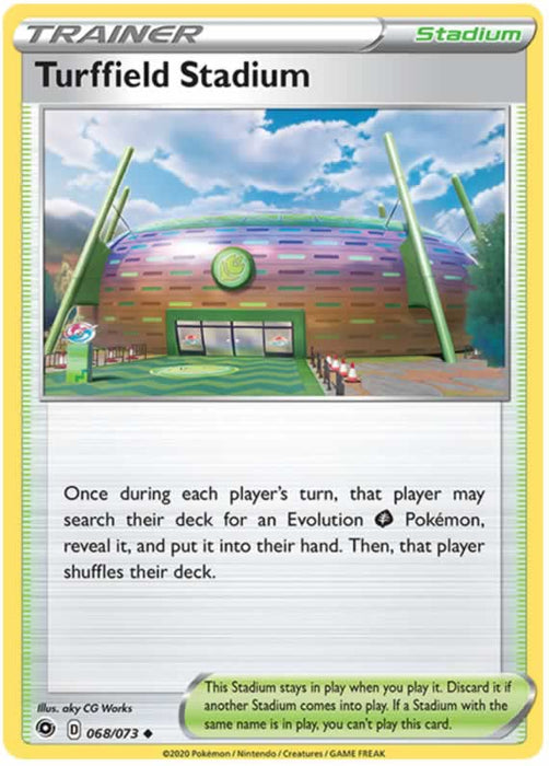 Turffield Stadium 068/073 Uncommon Pokemon Card (Champions Path)