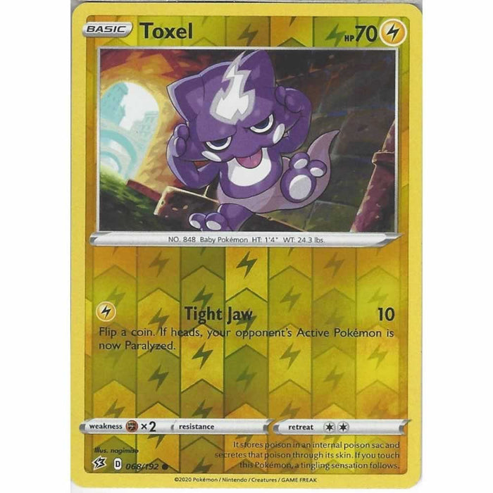 Toxtricity 069/192 Rare Pokemon Card (SWSH Rebel Clash)