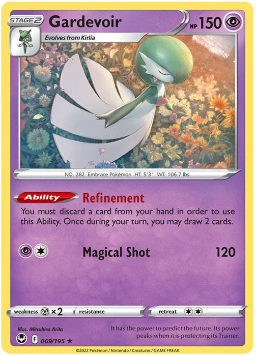 Gardevoir 069/195 Rare Pokemon Card (SWSH Silver Tempest)