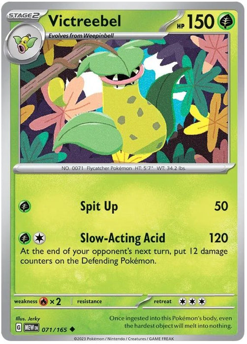 Victreebel 071/165 Uncommon Pokemon Card (Pokemon SV 151)