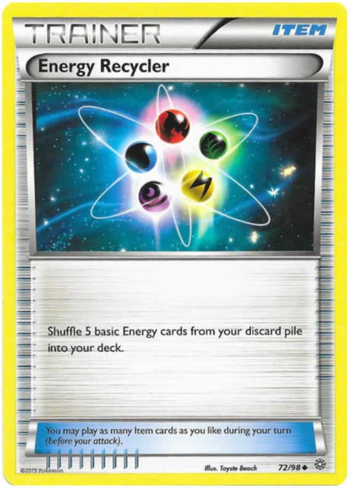 Energy Recycler 72/98 Uncommon Pokemon Card (XY Ancient Origins)