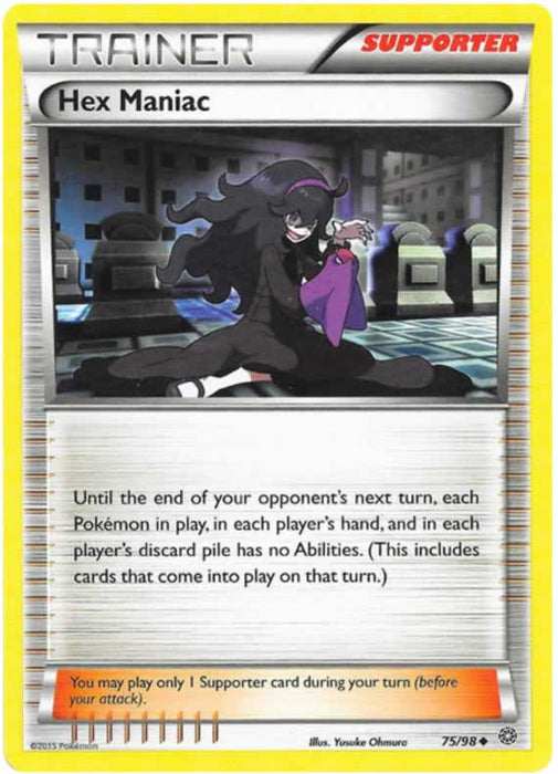 Hex Maniac 75/98 Uncommon Pokemon Card (XY Ancient Origins)