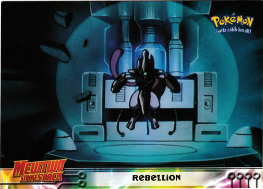 Rebellion 8 - Mewtwo Strikes Back Topps Pokemon Card