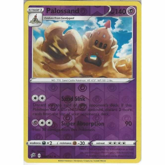 Palossand 082/192 Uncommon Reverse Holo Pokemon Card (SWSH Rebel Clash)