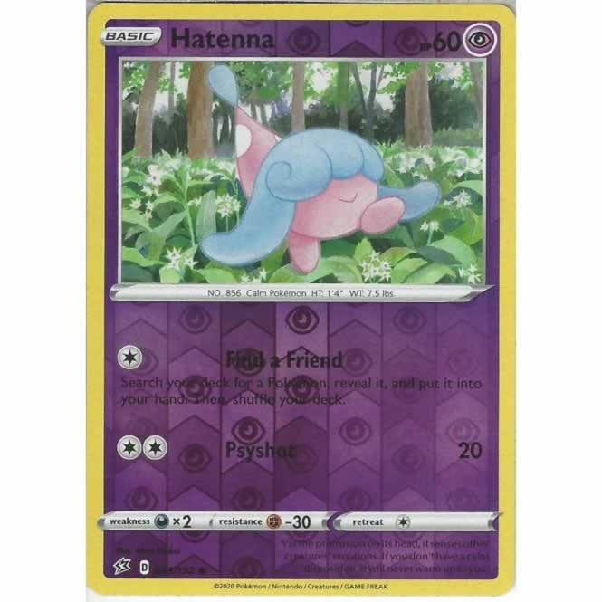 Hatenna 083/192 Common Reverse Holo Pokemon Card (SWSH Rebel Clash)