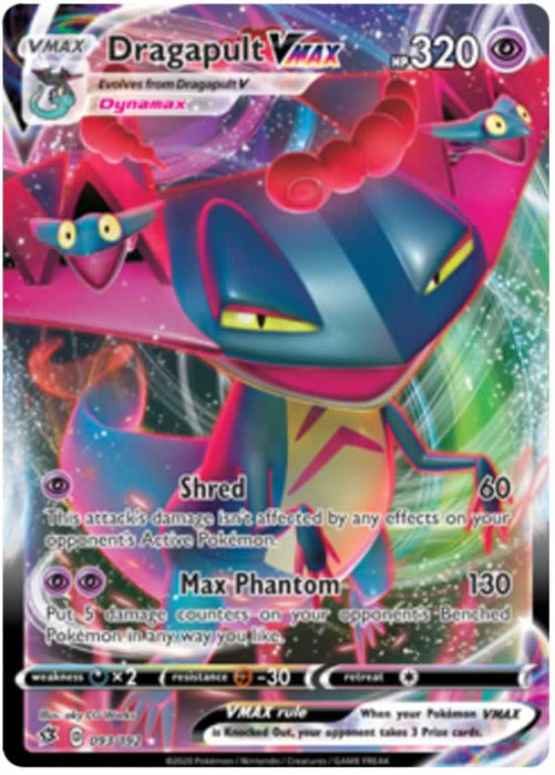 Dragapult VMAX 093/192 Ultra Rare Pokemon Card (SWSH Rebel Clash)