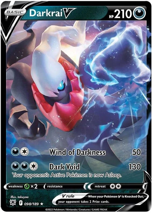 Darkrai V 098/189 Ultra Rare Pokemon Card (SWSH Astral Radiance)