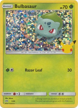 Bulbasaur 1/25 Holo Pokemon Card (McDonalds Collection 2021) Titan Cards Ltd Bulbasaur 1/25 Holo Pokemon Card (McDonalds Collection 2021) Titan Cards Ltd