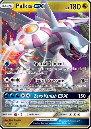 Palkia GX 101/156 Ultra Rare Pokemon Card (Ultra Prism)