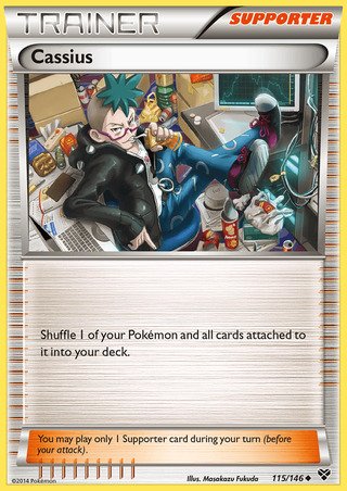 Cassius 115/146 Uncommon Pokemon Card (XY Base Set)