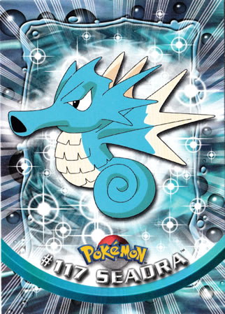 Seadra 117 Topps Series 2 Pokemon Card