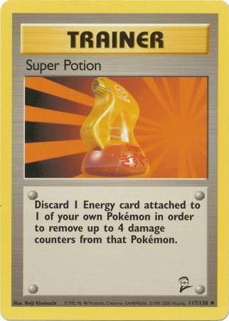 Super Potion 117/130 Uncommon Pokemon Card (Base Set 2)