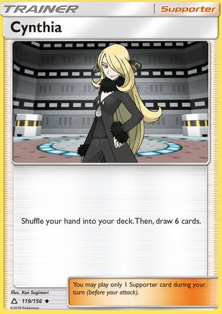 Cynthia 119/156 Uncommon Trainer Card (Pokemon SM Ultra Prism)